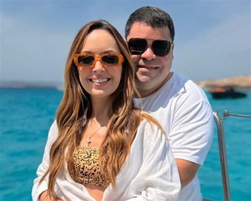 Olga e Eugênio Vasques: diversão a dois em Ibiza